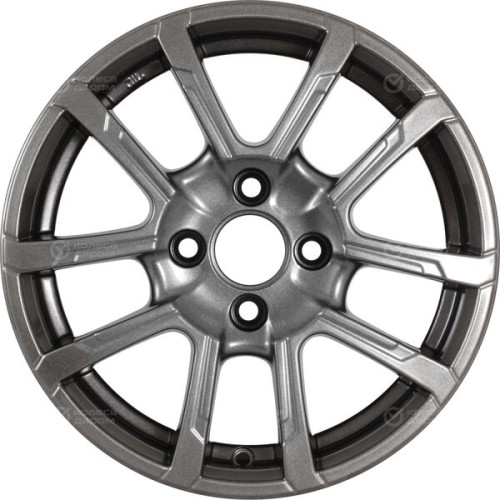 Колесный диск iFree Слайдер 5.5xR14 4x100 ET43 DIA60.1 насыщенный тёмно-серебристый