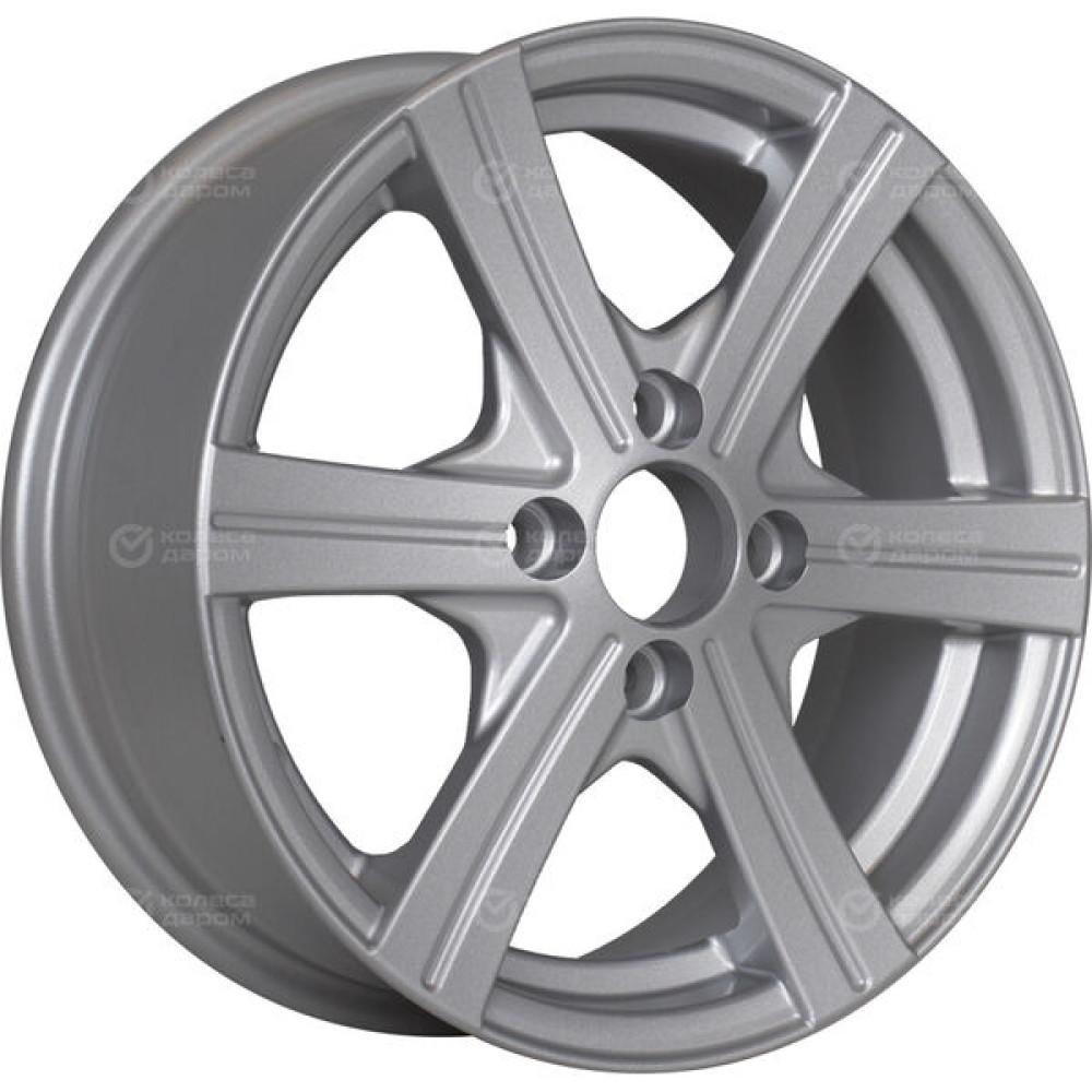 Колесный диск Tech Line 544 6xR15 4x100 ET45 DIA60.1 серебристый