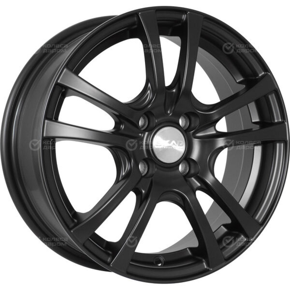 Колесный диск СКАД Дели 6xR15 4x100 ET50 DIA60.1 черный матовый