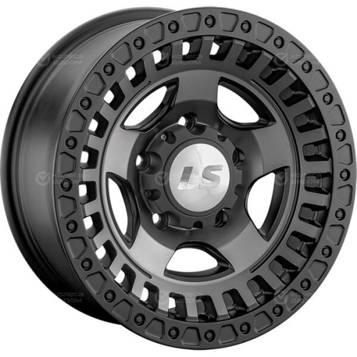 Колесный диск LS LS 1351 8.5xR17 5x150 ET15 DIA110.1 чёрный с бронзовыми элементами