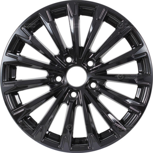 Колесный диск KDW KD1610 6.5xR16 4x100 ET50 DIA60.1 черный глянцевый