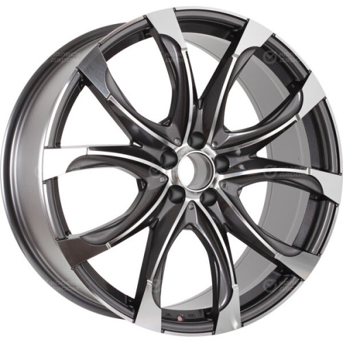 Колесный диск Replay B223 9.5xR22 5x112 ET37 DIA66.6 насыщенный темно-серый полностью полированный