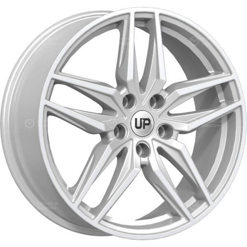 Колесный диск WUP Up112 7xR18 5x108 ET33 DIA60.1 глянцевый серебристый