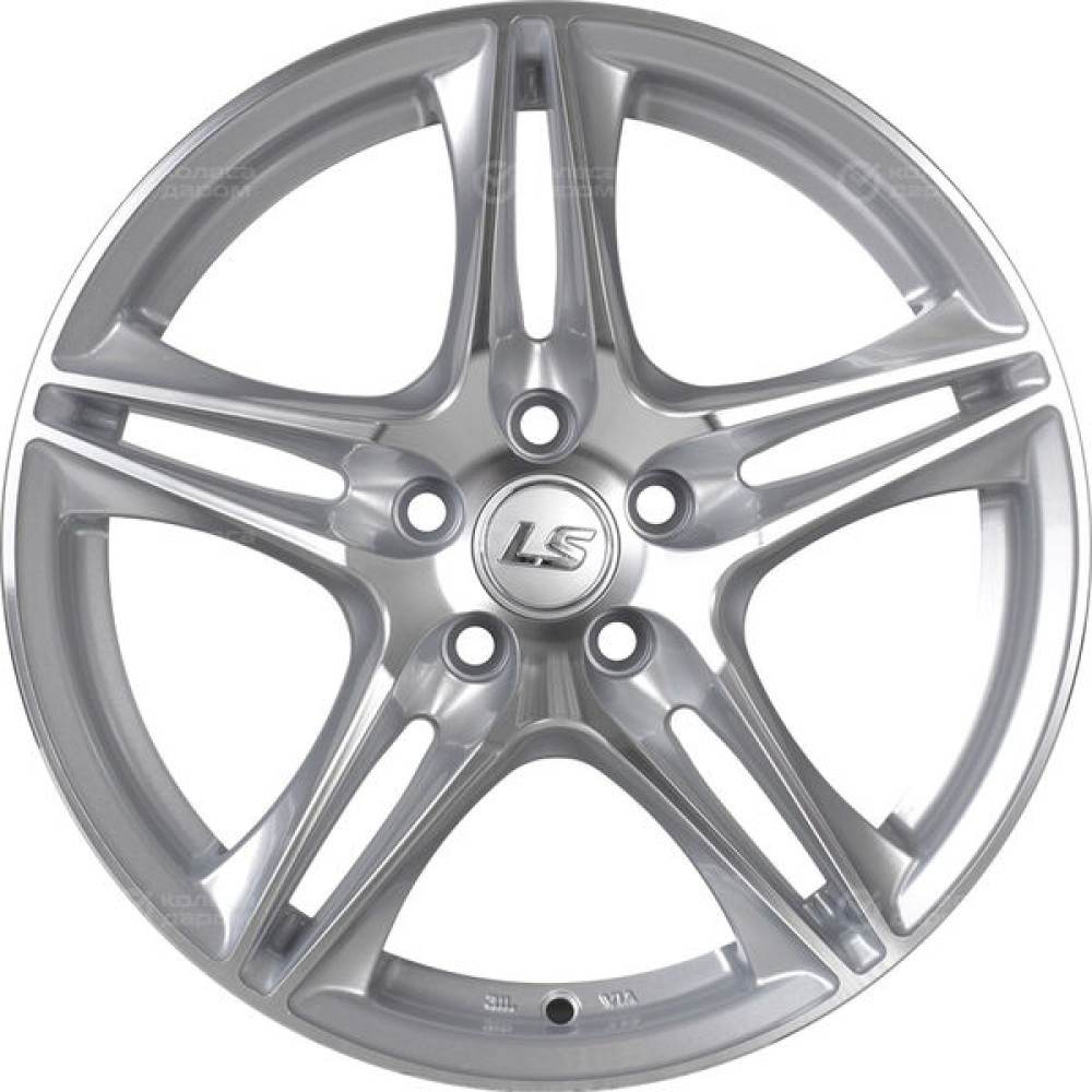 Колесный диск LS LS 1056 7xR16 5x100 ET43 DIA57.1 серебристый полированный