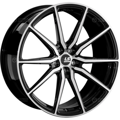 Колесный диск LS Forged FG01 11xR21 5x112 ET42 DIA66.6 черный глянцевый с полированной лицевой частью