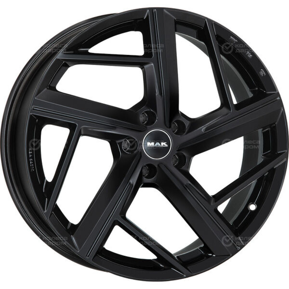 Колесный диск MAK Qvattro 8xR18 5x112 ET42 DIA66.45 чёрный глянцевый