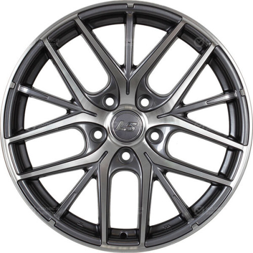 Колесный диск LS LS 315 6xR15 4x100 ET50 DIA60.1 насыщенный темно-серый полностью полированный