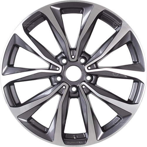 Колесный диск Replay V84 7.5xR19 5x108 ET50 DIA63.3 насыщенный темно-серый полностью полированный