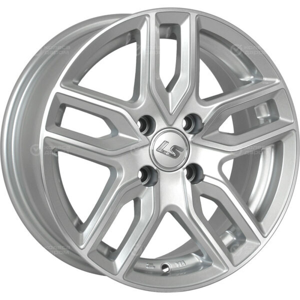 Колесный диск LS LS 735 6.5xR15 5x100 ET38 DIA73.1 серебристый полированный