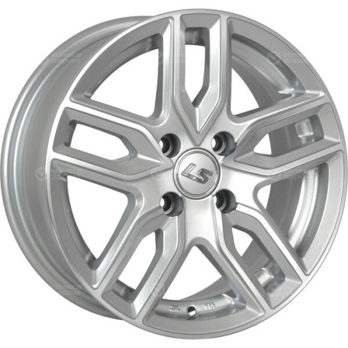 Колесный диск LS LS 735 6.5xR15 5x100 ET38 DIA73.1 серебристый полированный