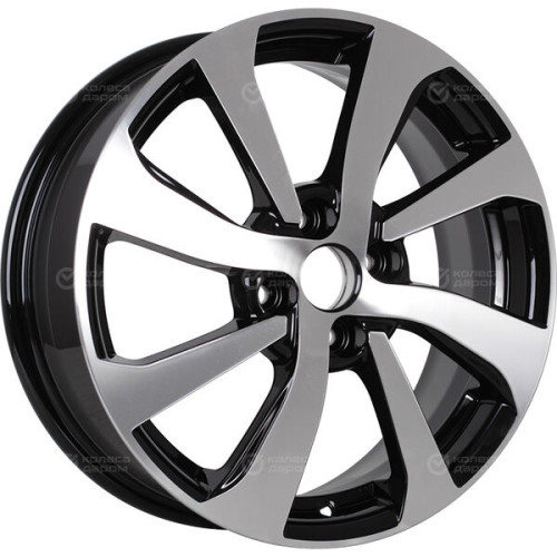 Колесный диск iFree Original КС893 (ZV 16_Vesta) 6xR16 4x100 ET50 DIA60.1 черный глянцевый с полированными элементами лицевой поверхности
