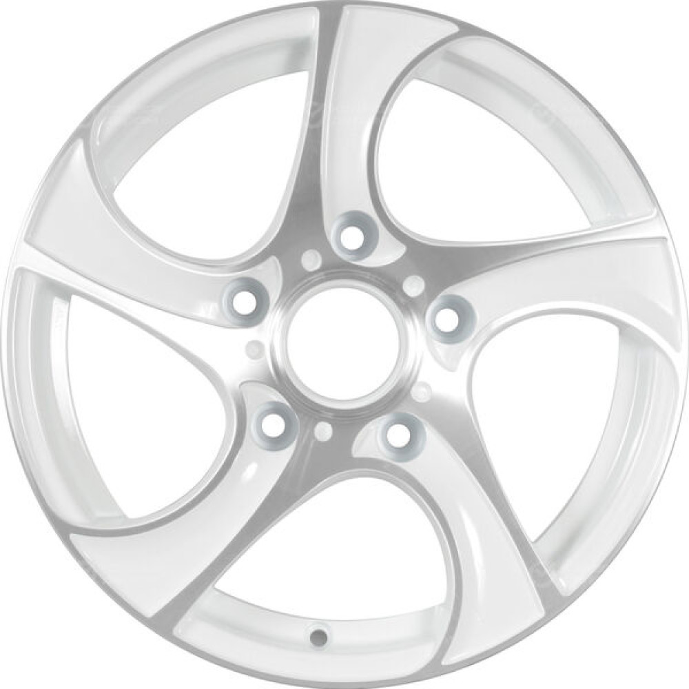 Колесный диск СКАД Вихрь 7xR16 5x139.7 ET40 DIA98.5 белый с полированной лицевой частью