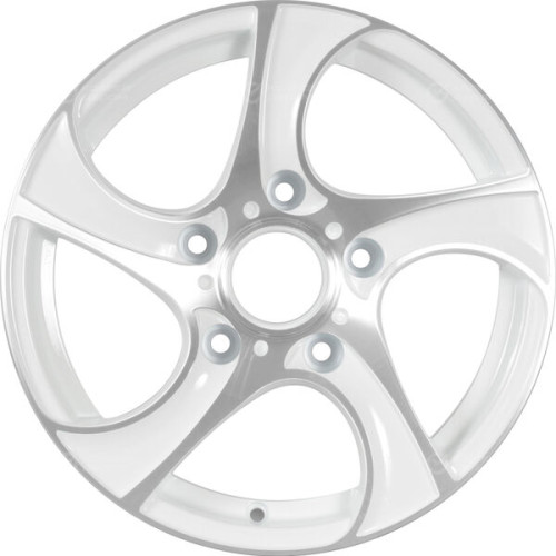 Колесный диск СКАД Вихрь 7xR16 5x139.7 ET40 DIA98.5 белый с полированной лицевой частью