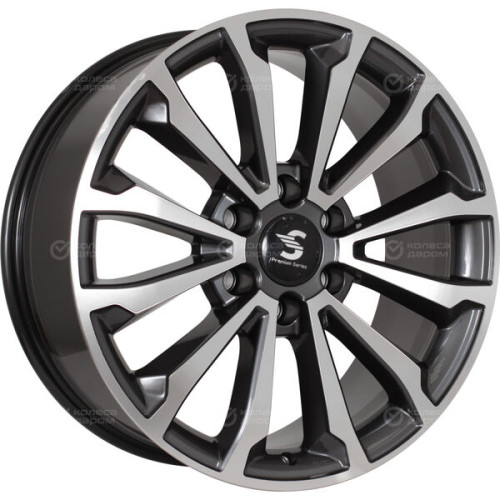 Колесный диск СКАД Premium Series КР006 (20_TANK 500) 8.5xR20 6x139.7 ET33 DIA100.1 глянцевый темно-серый полностью полированный