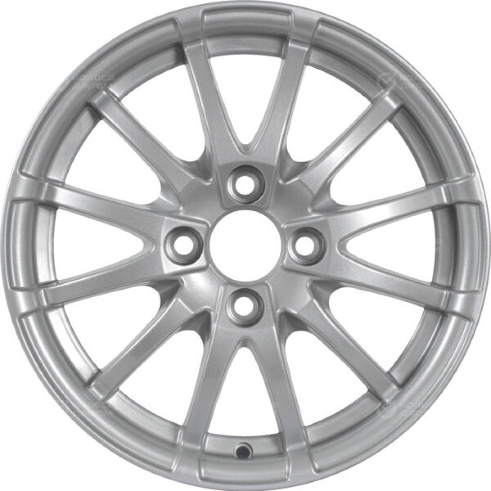 Колесный диск Tech Line 420 5.5xR14 4x98 ET35 DIA58.6 глянцевый серебристый