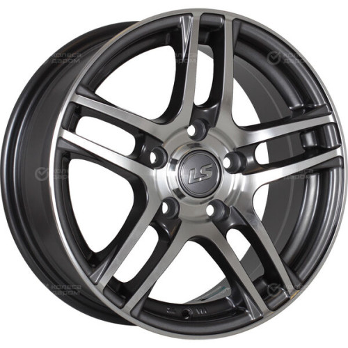 Колесный диск LS LS 285 6.5xR15 5x114.3 ET40 DIA67.1 насыщенный темно-серый полностью полированный