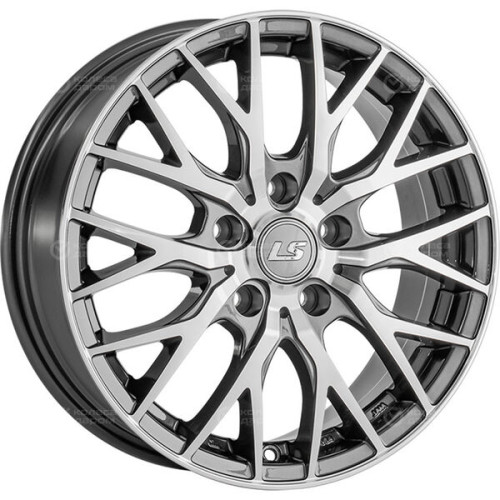 Колесный диск LS LS 1369 6.5xR16 5x114.3 ET40 DIA67.1 насыщенный темно-серый полностью полированный