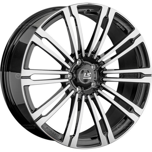 Колесный диск LS Forged LS FG16 9.5xR22 5x120 ET49 DIA72.6 черный полностью полированный