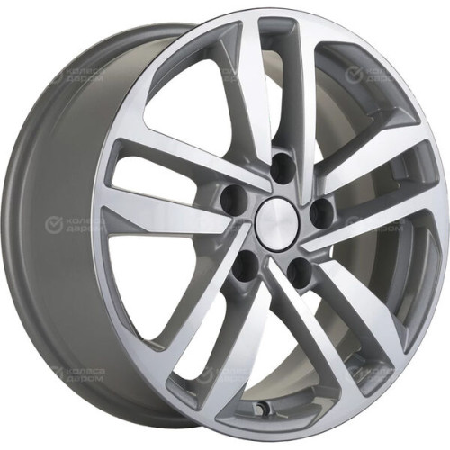 Колесный диск Carwel Шунет 1612 6.5xR16 5x114.3 ET45 DIA67.1 серебристый с полированной лицевой частью