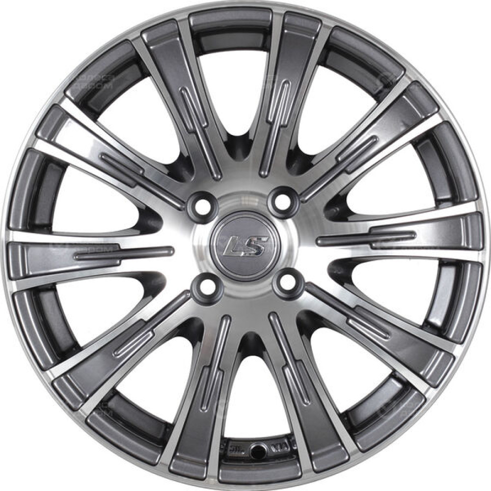 Колесный диск LS LS 311 7xR16 4x100 ET40 DIA73.1 насыщенный темно-серый полностью полированный