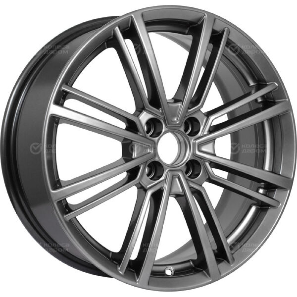 Колесный диск КиК Эрфурт-оригинал 7xR17 4x100 ET43 DIA60.1 темно-серебристый