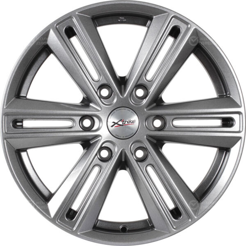 Колесный диск X-trike X124 7.5xR17 6x139.7 ET25 DIA106.1 темно-серебристый