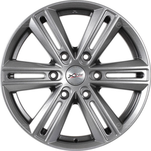 Колесный диск X-trike X124 7.5xR17 6x139.7 ET25 DIA106.1 темно-серебристый