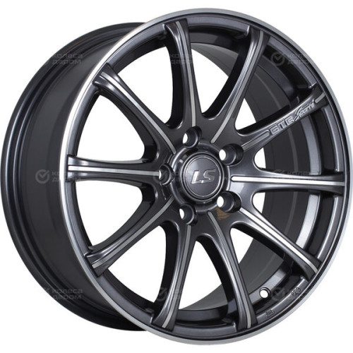 Колесный диск LS LS 317 7.5xR17 5x114.3 ET40 DIA73.1 насыщенный темно-серый полностью полированный