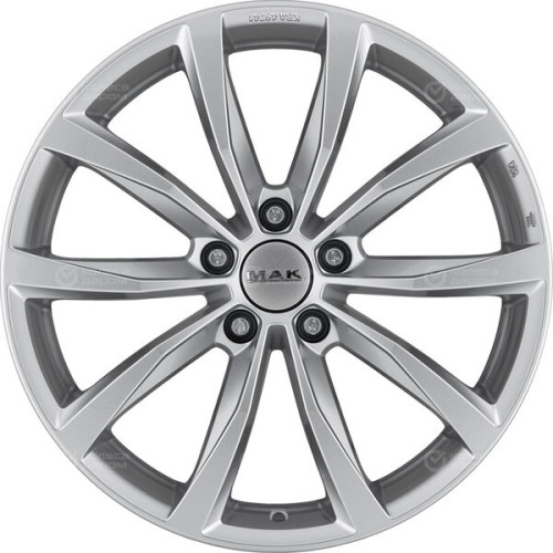 Колесный диск MAK WOLF 7.5xR19 5x114.3 ET35 DIA76 серебристый