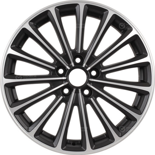 Колесный диск X-trike X136 7xR17 5x112 ET40 DIA57.1 черный матовый с полированной лицевой частью