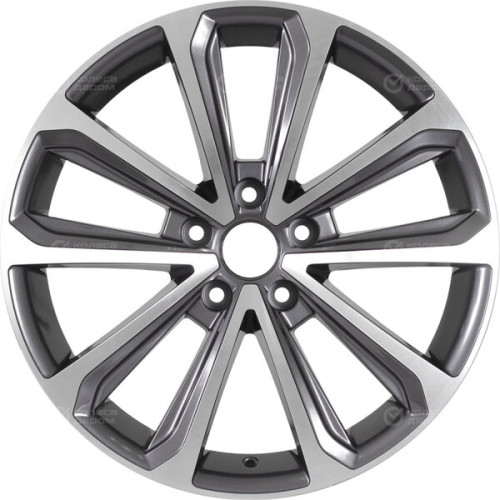 Колесный диск Replay OPL100 6.5xR16 5x110 ET37 DIA65.1 насыщенный темно-серый полностью полированный