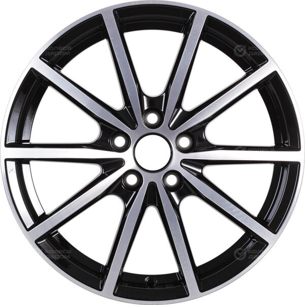 Колесный диск Alcasta M61 6.5xR16 5x114.3 ET38 DIA67.1 черный полностью полированный