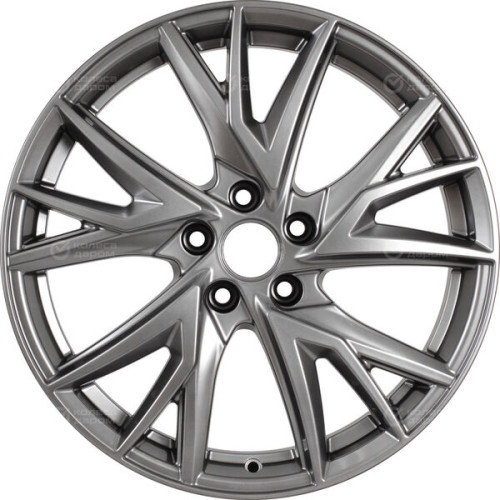Колесный диск КиК Кайлас 6.5xR18 5x114.3 ET37 DIA66.6 темно-серебристый