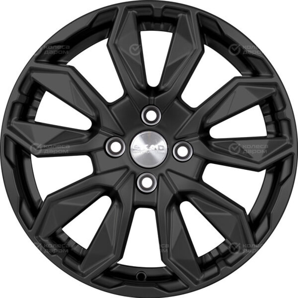 Колесный диск СКАД Сочи 6xR16 4x100 ET41 DIA60.1 черный матовый