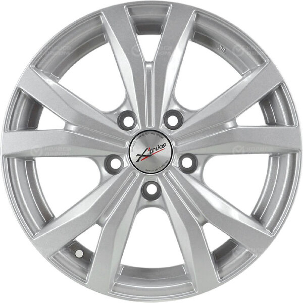Колесный диск X-trike X119 6.5xR16 5x112 ET33 DIA66.6 серебристый