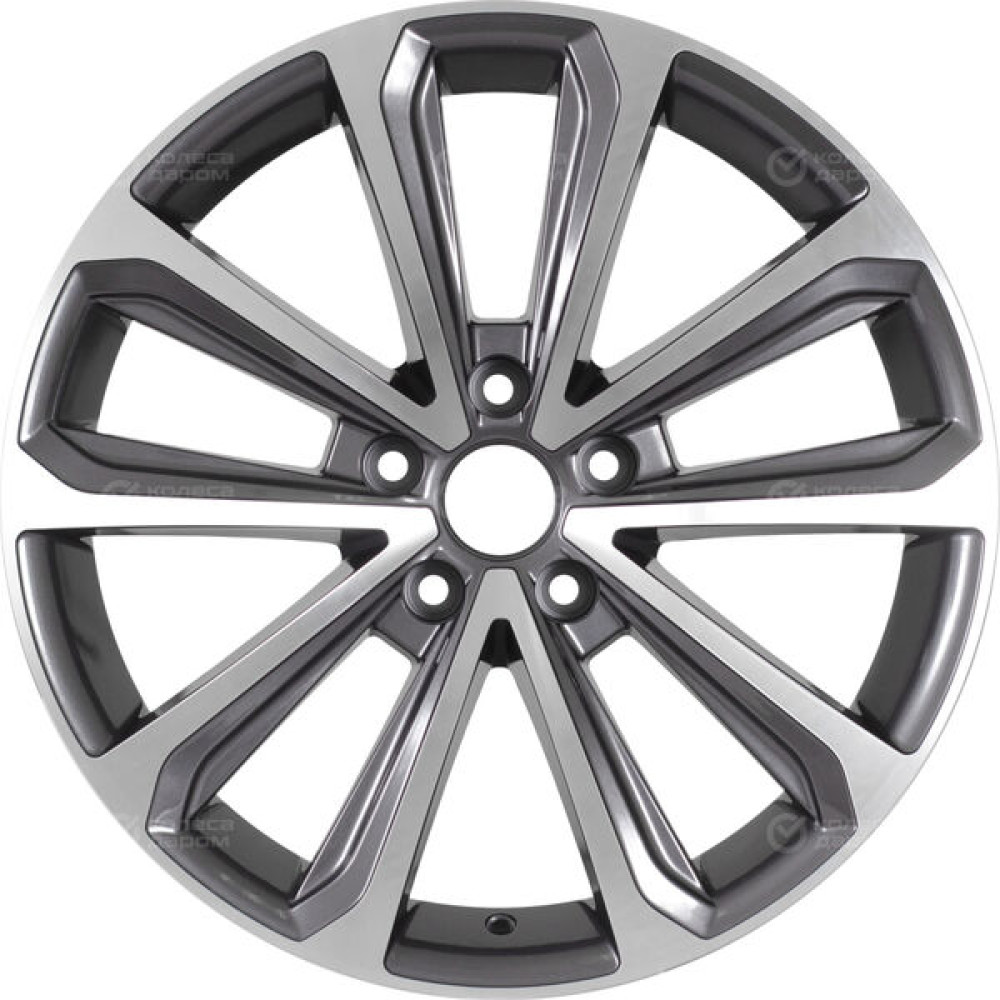 Колесный диск Replay HV66 8xR18 5x114.3 ET37 DIA66.6 насыщенный темно-серый полностью полированный