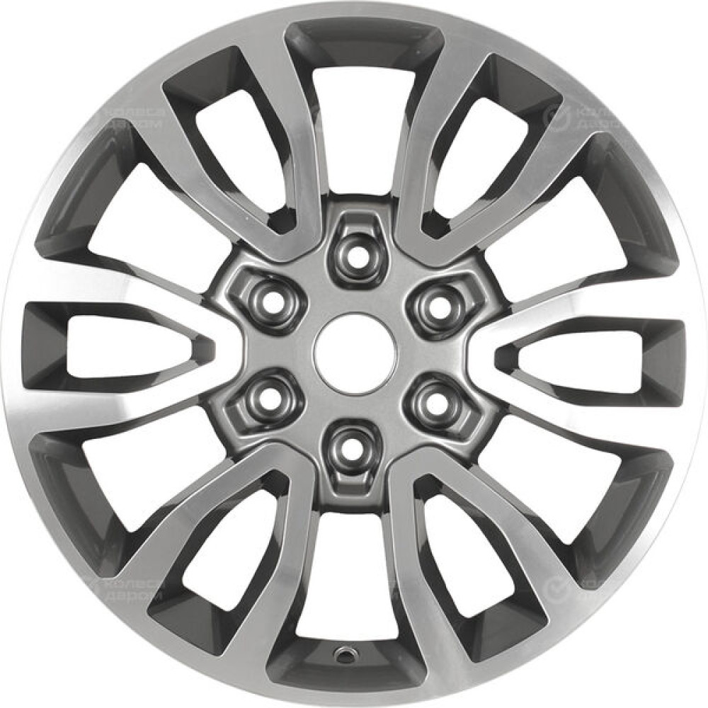 Колесный диск Replay CHG27 7.5xR18 6x139.7 ET30 DIA106.1 глянцевый темно-серый с полированной лицевой частью