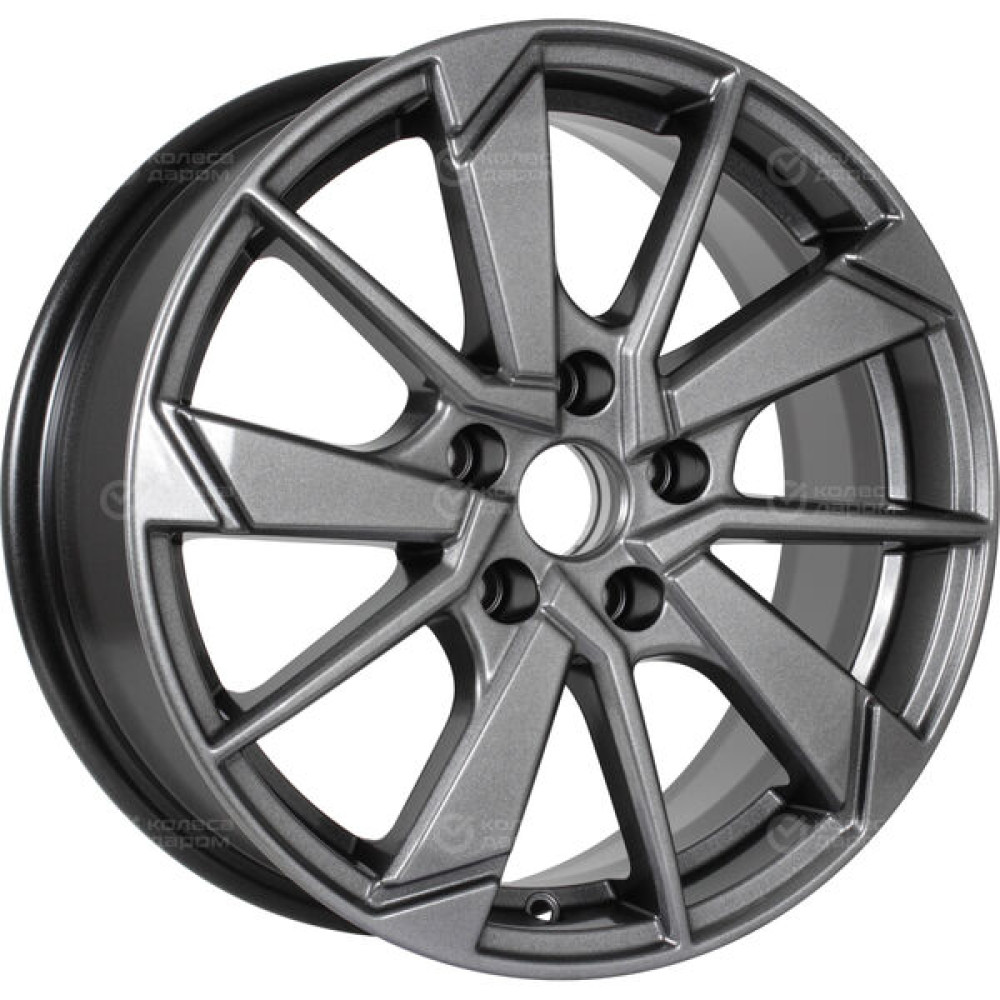 Колесный диск iFree Зиплайн 6.5xR16 5x110 ET38 DIA67.1 насыщенный тёмно-серебристый