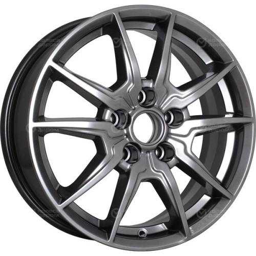 Колесный диск КиК Адамар 6.5xR16 5x114.3 ET45 DIA67.1 темно-серебристый