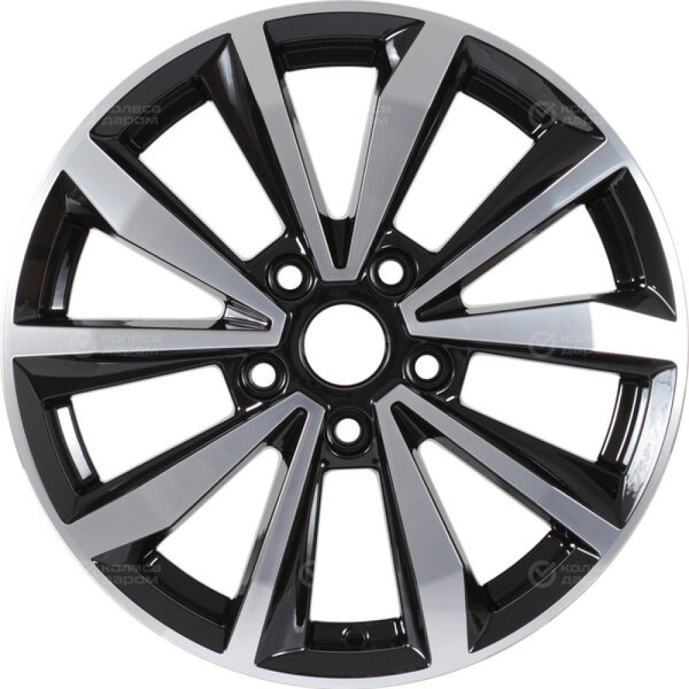 Колесный диск iFree Original КС974 (ZV_16_Qashqai J11) 6.5xR16 5x114.3 ET40 DIA66.1 черный глянцевый с полированными элементами лицевой поверхности