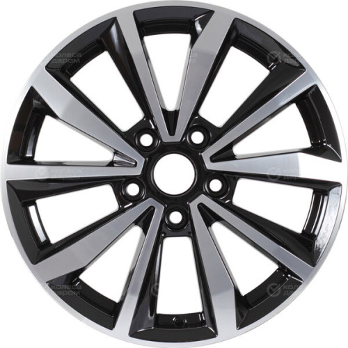 Колесный диск iFree Original КС974 (ZV_16_Qashqai J11) 6.5xR16 5x114.3 ET40 DIA66.1 черный глянцевый с полированными элементами лицевой поверхности