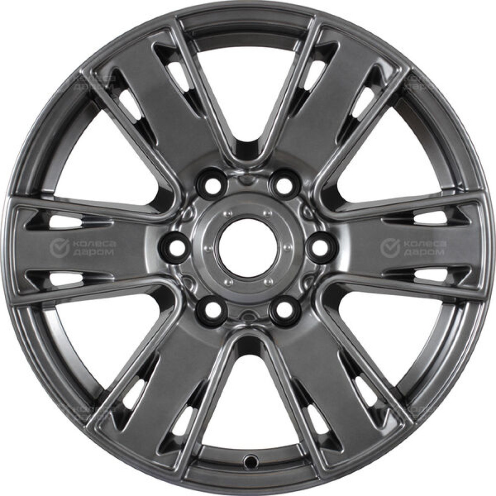 Колесный диск КиК Севенна 7xR17 6x139.7 ET33 DIA100.1 темно-серебристый