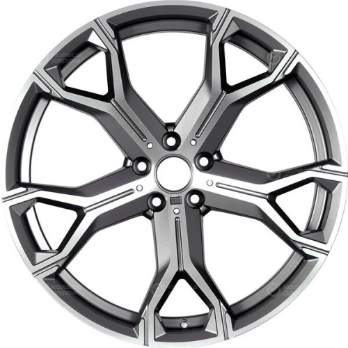 Колесный диск Replay B135 10.5xR22 5x112 ET43 DIA66.6 насыщенный темно-серый полностью полированный