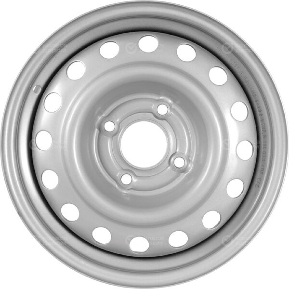 Колесный диск Trebl 6355 TREBL 5.5xR14 4x108 ET37.5 DIA63.3 серебристый