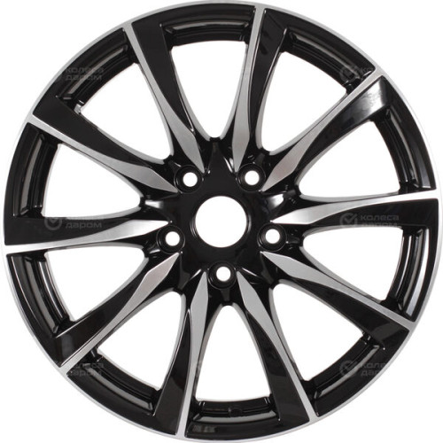 Колесный диск X-trike X120 7xR17 5x114.3 ET45 DIA67.1 черный матовый с полированной лицевой частью