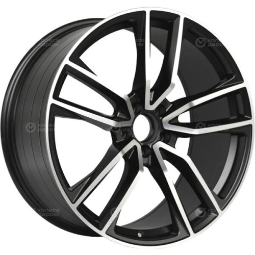 Колесный диск RST R2106FF 10xR21 5x112 ET44 DIA66.6 матовый черный с полированной лицевой частью