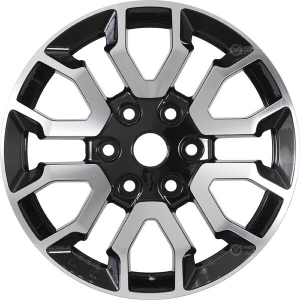 Колесный диск Replay TY379 7.5xR18 6x139.7 ET60 DIA95.1 черный полностью полированный