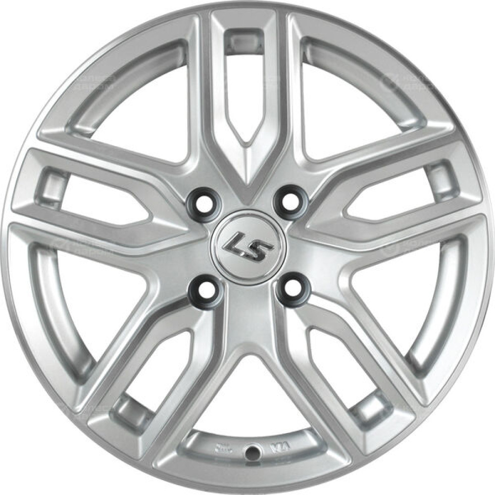 Колесный диск LS LS 735 6.5xR15 5x100 ET38 DIA73.1 серебристый полированный