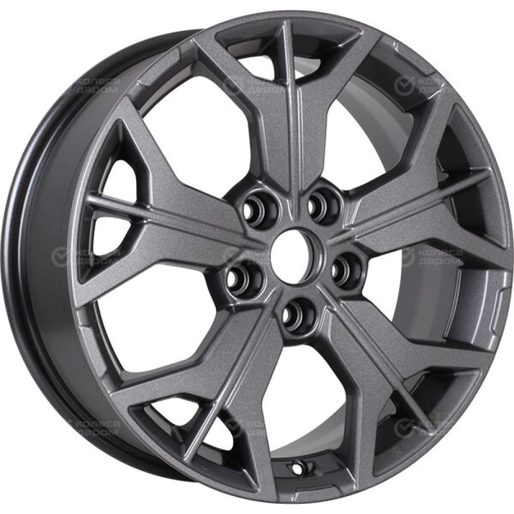 Колесный диск KHOMEN KHW1715 (ZV_17 RAV4) 7xR17 5x114.3 ET39 DIA60.1 насыщенный темно-серый