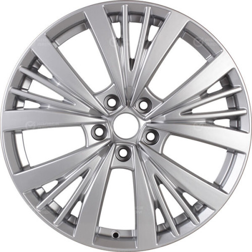Колесный диск КиК Марвел 7.5xR19 5x114.3 ET40 DIA66.1 глянцевый серебристый